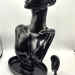 925 Sterling Silver Earrings Heart Lab Made Diamond Valentines Birthday Gift NEW